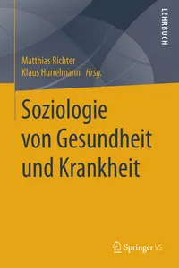 Soziologie von Gesundheit und Krankheit_cover