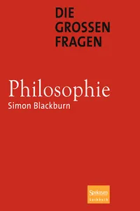 Die großen Fragen - Philosophie_cover