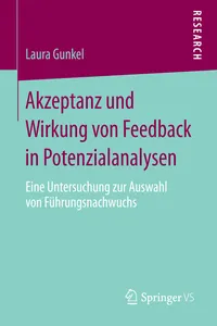 Akzeptanz und Wirkung von Feedback in Potenzialanalysen_cover