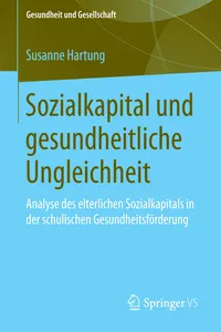 Sozialkapital und gesundheitliche Ungleichheit_cover