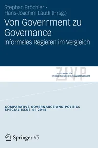 Von Government zu Governance_cover