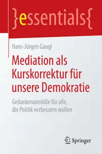 Mediation als Kurskorrektur für unsere Demokratie_cover