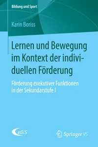 Lernen und Bewegung im Kontext der individuellen Förderung_cover