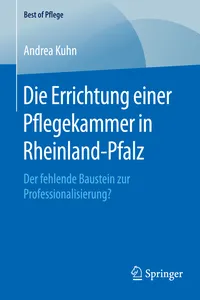 Die Errichtung einer Pflegekammer in Rheinland-Pfalz_cover