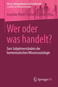Wer oder was handelt?_cover