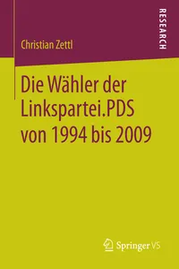Die Wähler der Linkspartei.PDS von 1994 bis 2009_cover