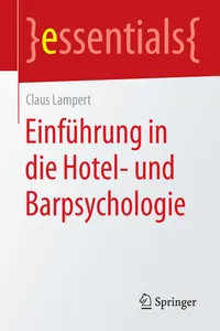 Einführung in die Hotel- und Barpsychologie_cover