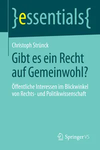 Gibt es ein Recht auf Gemeinwohl?_cover