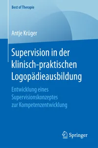 Supervision in der klinisch-praktischen Logopädieausbildung_cover