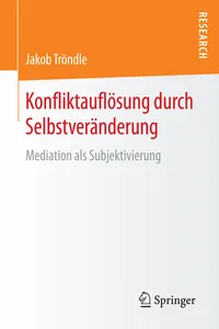 Konfliktauflösung durch Selbstveränderung_cover