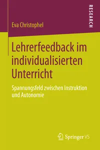 Lehrerfeedback im individualisierten Unterricht_cover