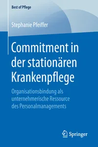 Commitment in der stationären Krankenpflege_cover