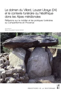 Le dolmen du Villard, Lauzet-Ubaye et le contexte funéraire au Néolithique dans les Alpes méridionales_cover