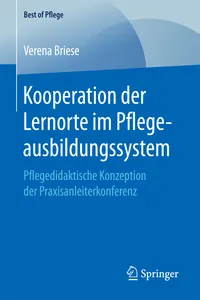 Kooperation der Lernorte im Pflegeausbildungssystem_cover