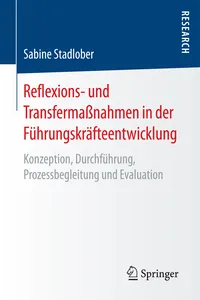 Reflexions- und Transfermaßnahmen in der Führungskräfteentwicklung_cover