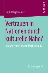 Vertrauen in Nationen durch kulturelle Nähe?_cover