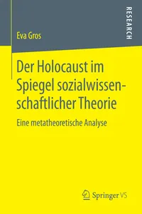 Der Holocaust im Spiegel sozialwissenschaftlicher Theorie_cover