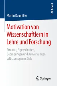 Motivation von Wissenschaftlern in Lehre und Forschung_cover