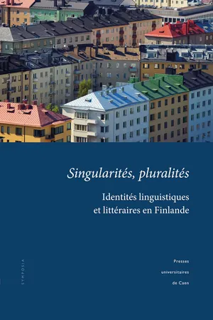 Singularités, pluralités