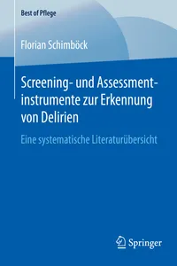 Screening- und Assessmentinstrumente zur Erkennung von Delirien_cover