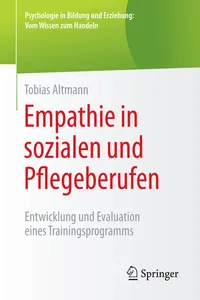 Empathie in sozialen und Pflegeberufen_cover