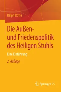Die Außen- und Friedenspolitik des Heiligen Stuhls_cover