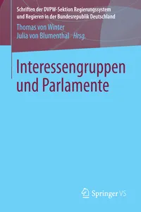 Interessengruppen und Parlamente_cover