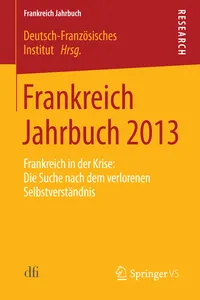 Frankreich Jahrbuch 2013_cover