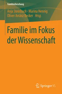 Familie im Fokus der Wissenschaft_cover