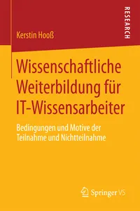 Wissenschaftliche Weiterbildung für IT-Wissensarbeiter_cover