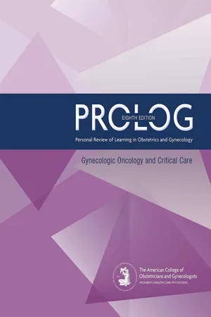 PROLOG: Gynecologic Oncology and Critical Care, Eighth Edition (Assessment & Critique)