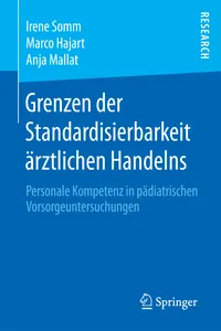 Grenzen der Standardisierbarkeit ärztlichen Handelns_cover