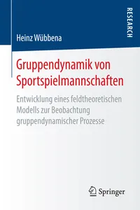 Gruppendynamik von Sportspielmannschaften_cover