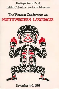 The Victoria Conference on Northwestern Languages_cover