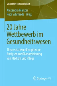 20 Jahre Wettbewerb im Gesundheitswesen_cover