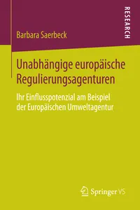 Unabhängige europäische Regulierungsagenturen_cover