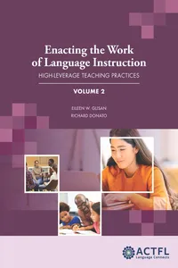 Enacting the Work of Language Instruction, Vol. 2_cover