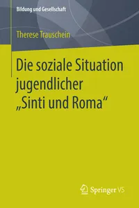Die soziale Situation jugendlicher "Sinti und Roma"_cover