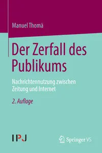 Der Zerfall des Publikums_cover