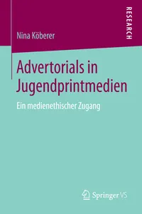 Advertorials in Jugendprintmedien_cover