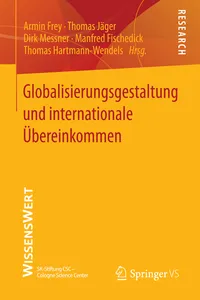Globalisierungsgestaltung und internationale Übereinkommen_cover
