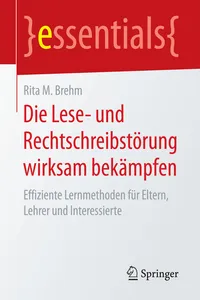 Die Lese- und Rechtschreibstörung wirksam bekämpfen_cover