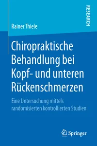 Chiropraktische Behandlung bei Kopf- und unteren Rückenschmerzen_cover