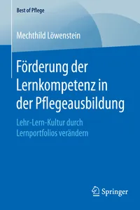 Förderung der Lernkompetenz in der Pflegeausbildung_cover