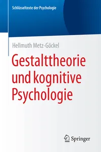Gestalttheorie und kognitive Psychologie_cover