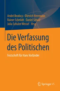 Die Verfassung des Politischen_cover