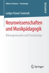 Neurowissenschaften und Musikpädagogik_cover