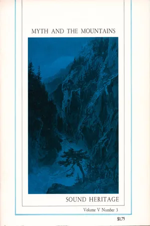 Myth and the Mountains