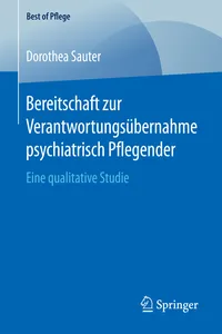 Bereitschaft zur Verantwortungsübernahme psychiatrisch Pflegender_cover