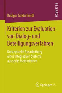 Kriterien zur Evaluation von Dialog- und Beteiligungsverfahren_cover